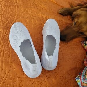 White Women's Slip-On Shoes